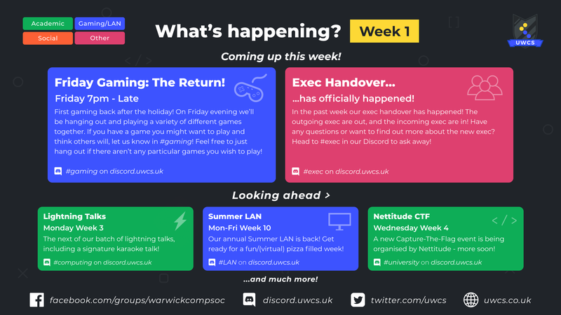 Term 3 Week 1 schedule